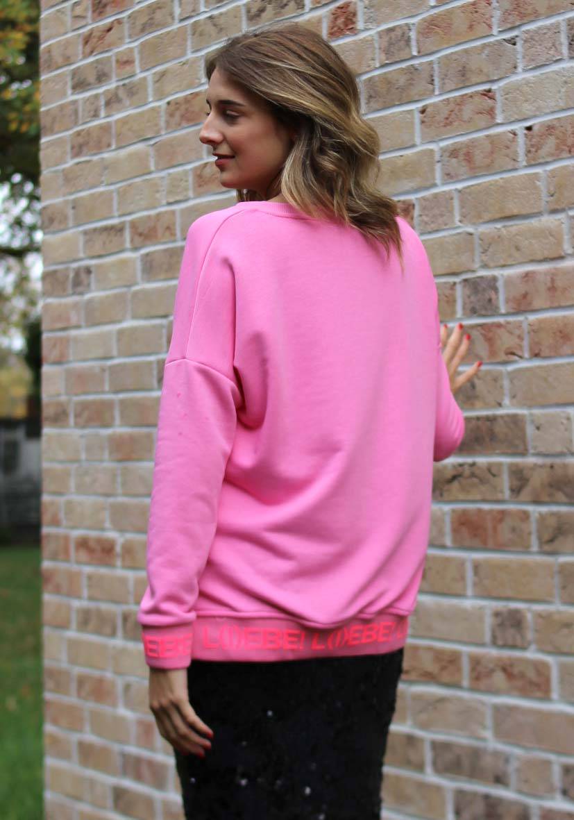 Miss Goodlife V-Neck L(i)ebe – rose/neonpink Riesige Rabatte
