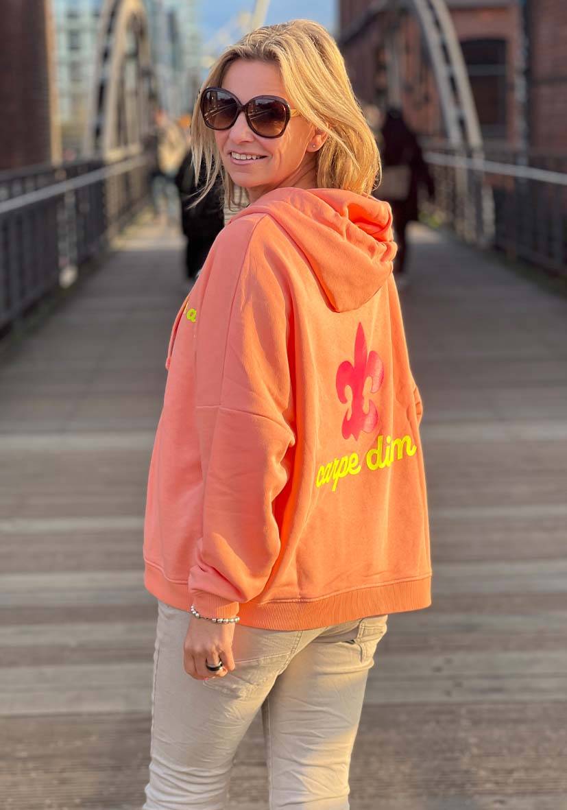 Miss Goodlife Hoodie Sweatjacke – coral Online