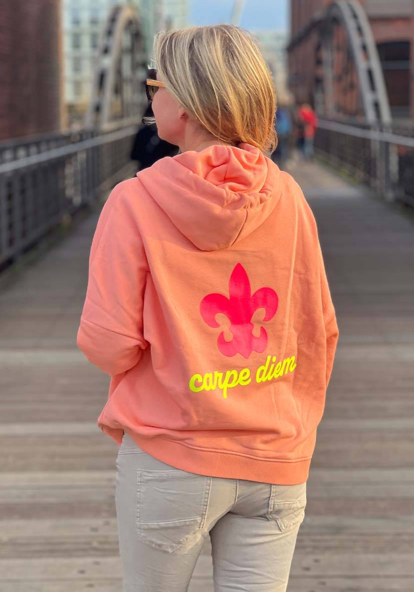 Miss Goodlife Hoodie Sweatjacke – coral Online