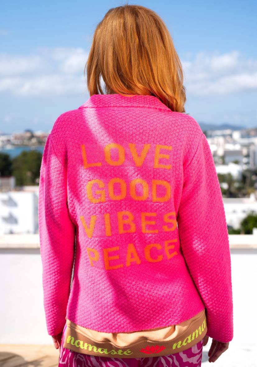 Miss Goodlife Blazer LOVE – pink Exklusivangebot