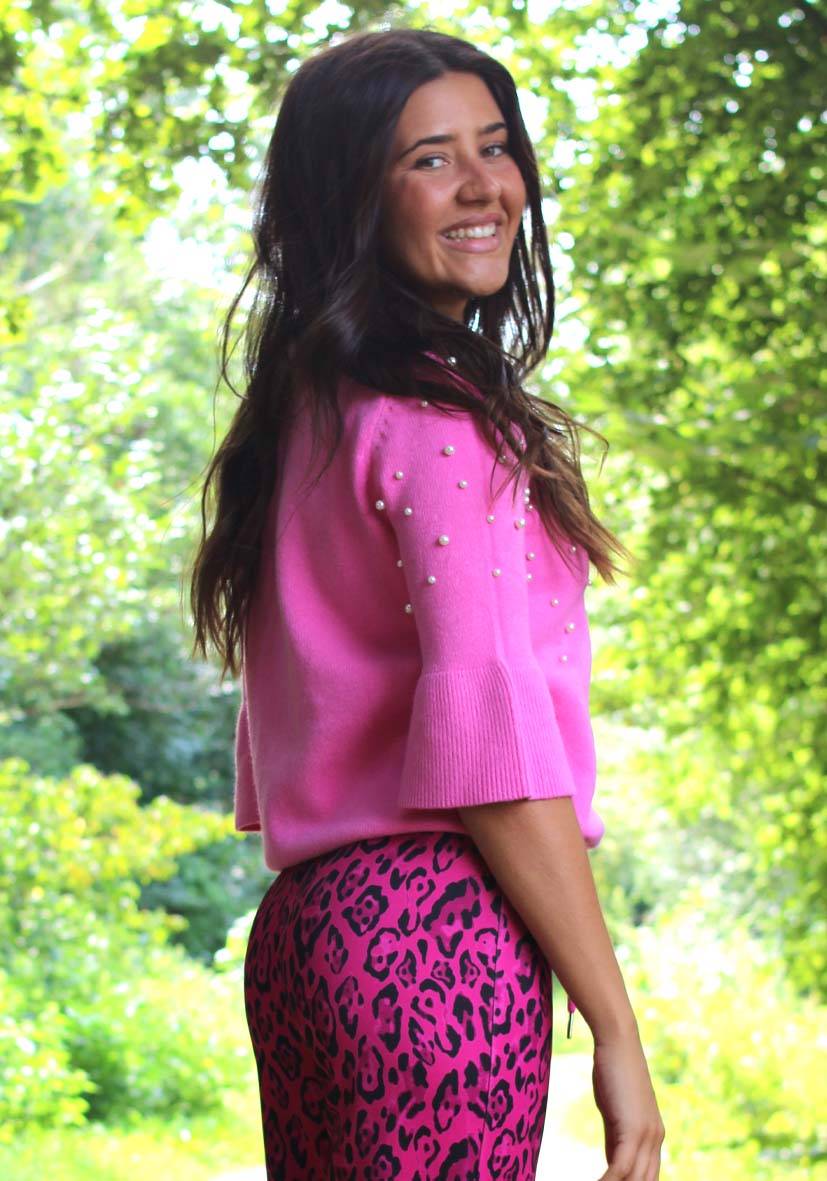 Miss Goodlife Pullover Pearl Roundneck – pink Black Friday