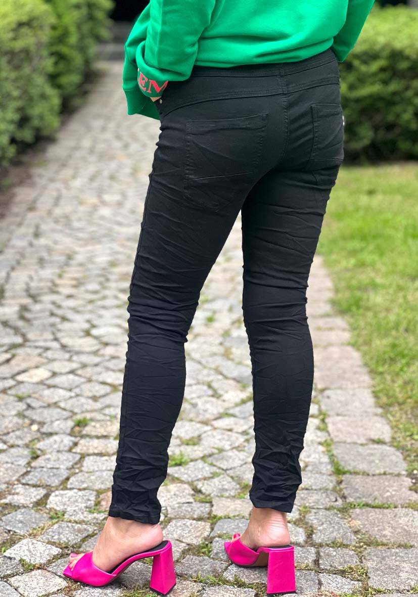 Miss Goodlife Jeans Star – black Letzter Tag