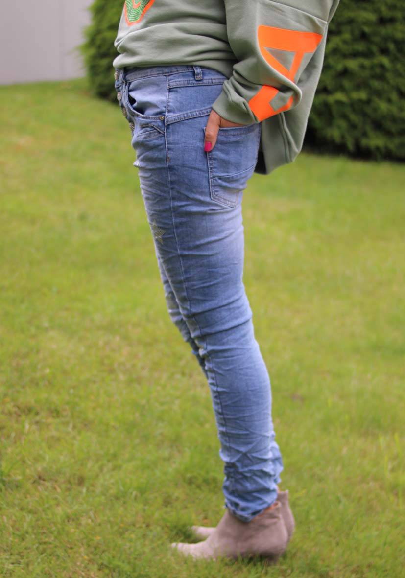Miss Goodlife Jeans Silver Stone Stars Zeitbegrenzte Promotion