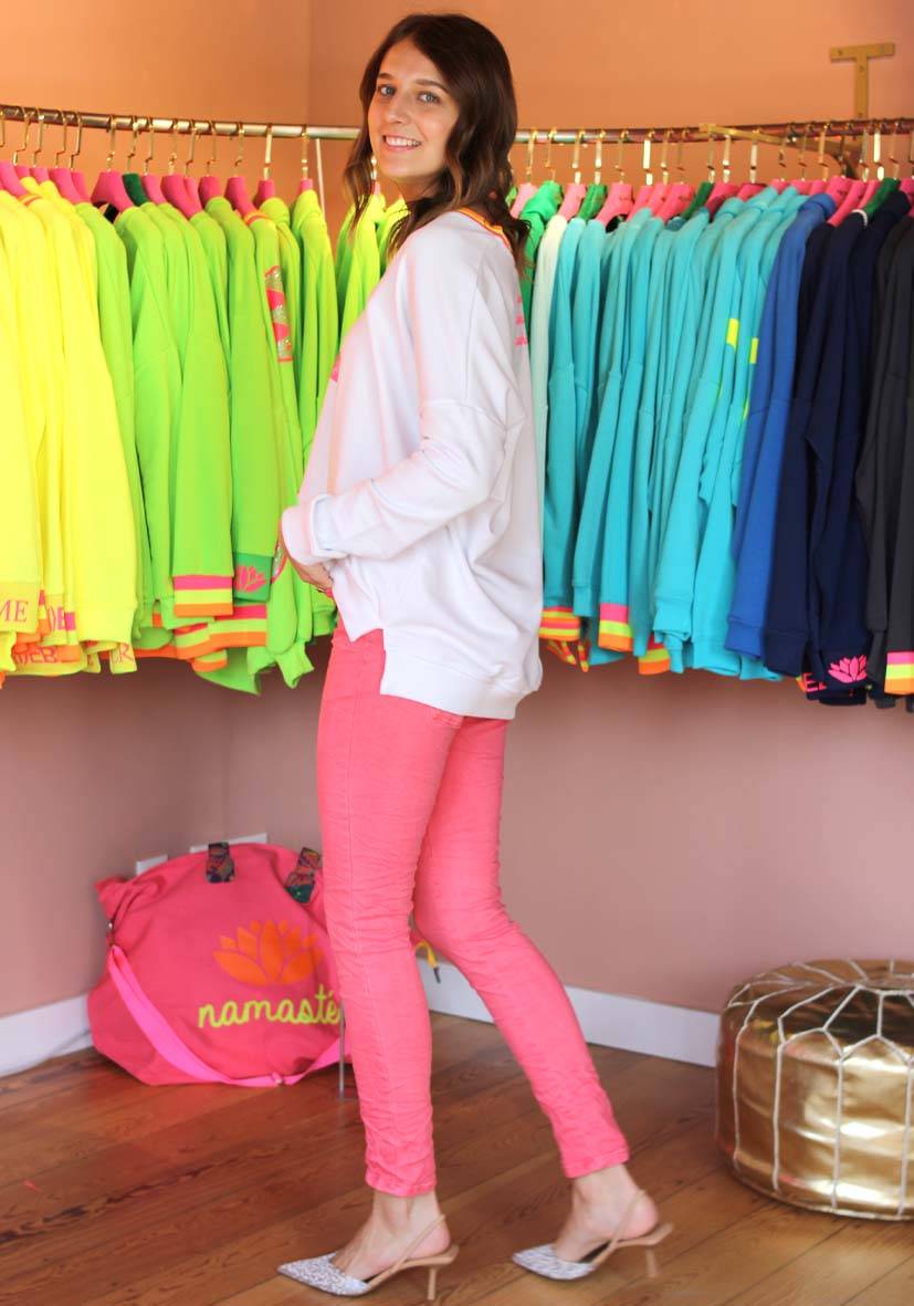 Miss Goodlife Jeans One Star – pink Nur für heute