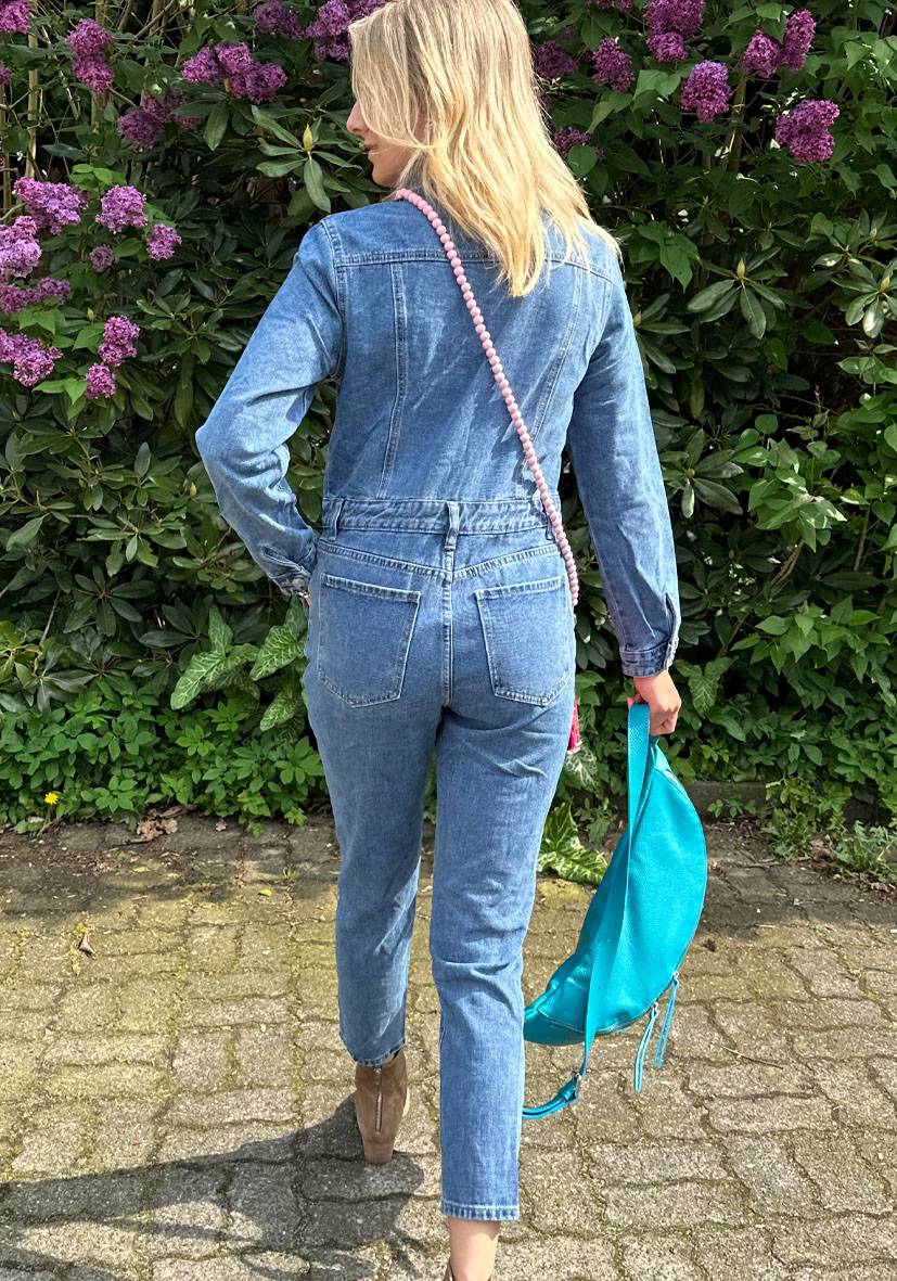 Miss Goodlife Denim Overall Clearance-Verkauf