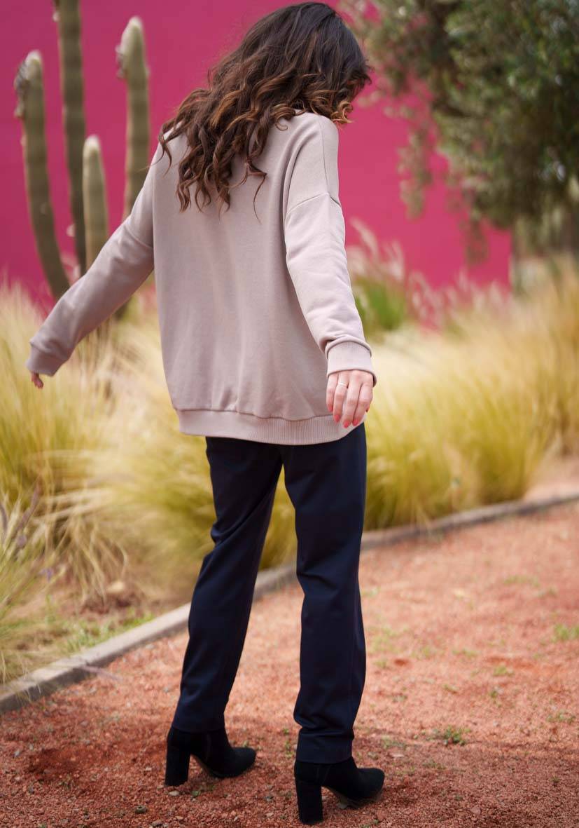 Miss Goodlife Pants Uni – darkblue Begrenzt auf 3 Tage