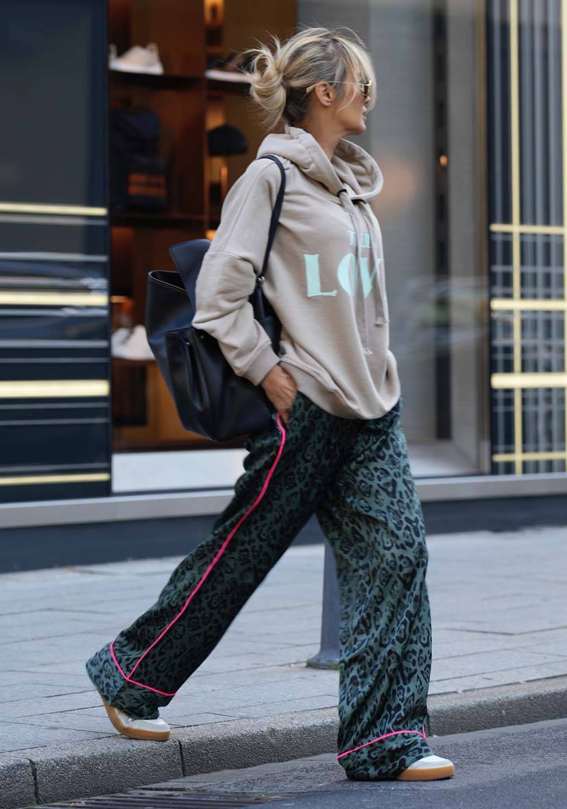 Miss Goodlife Pants Leo Love – green Rabatt