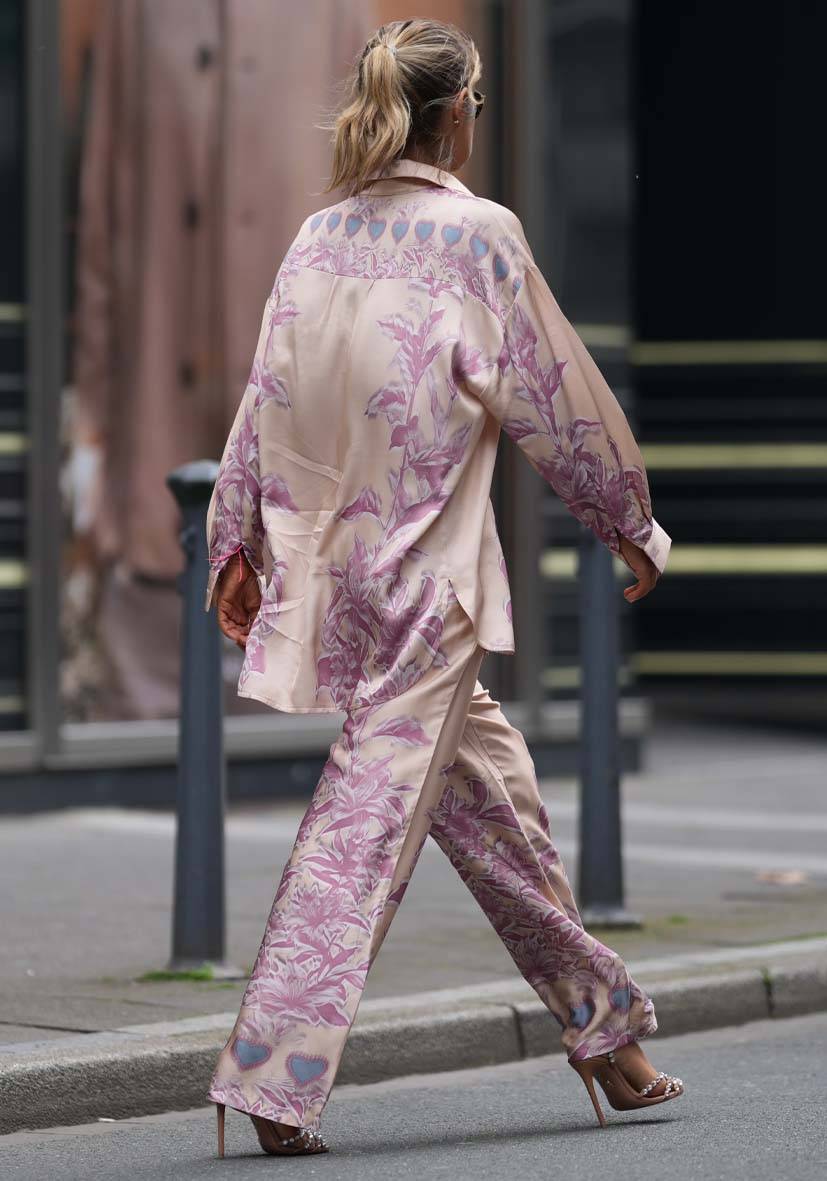 Miss Goodlife Pants Hearts and Flowers Flash Sale