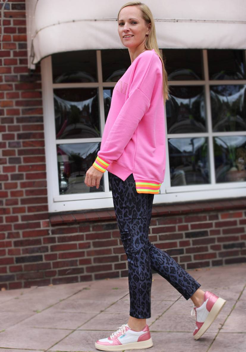 Miss Goodlife Jog-Pants Fancy Leo – anthracite Online Outlet