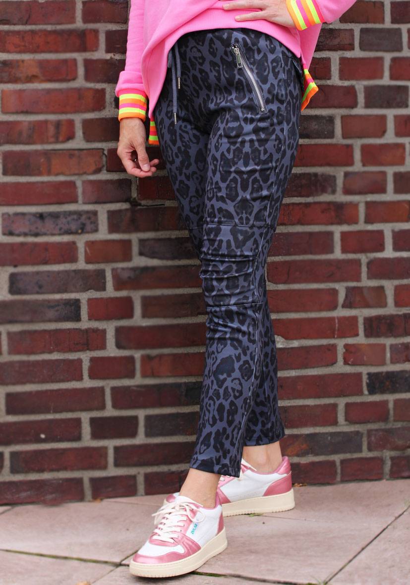 Miss Goodlife Jog-Pants Fancy Leo – anthracite Online Outlet