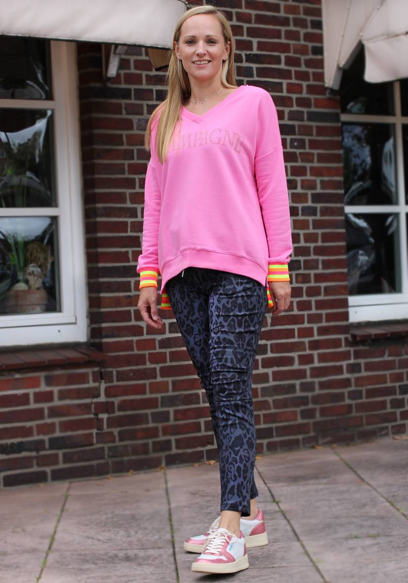 Miss Goodlife Jog-Pants Fancy Leo – anthracite Online Outlet