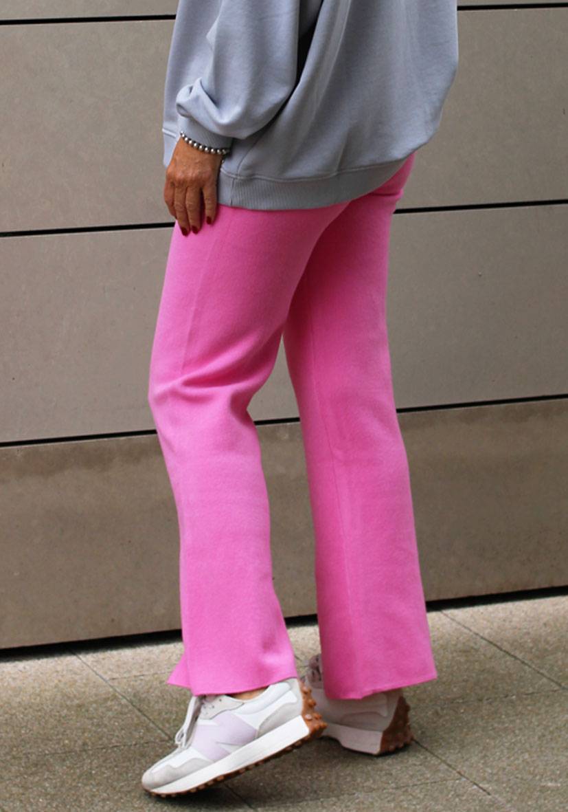 Miss Goodlife Pants Knitted – pink Sonderangebot der Fabrik