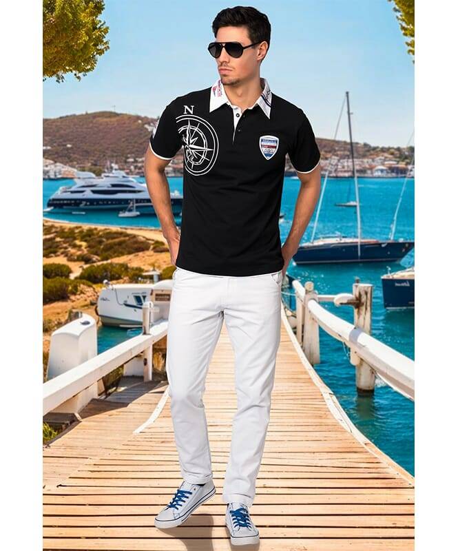 Nebulus Poloshirt EGERSUND Herren Lagerräumung