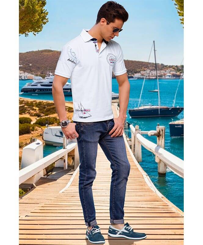 Nebulus Poloshirt DEEP BLUE Herren Blitzangebot