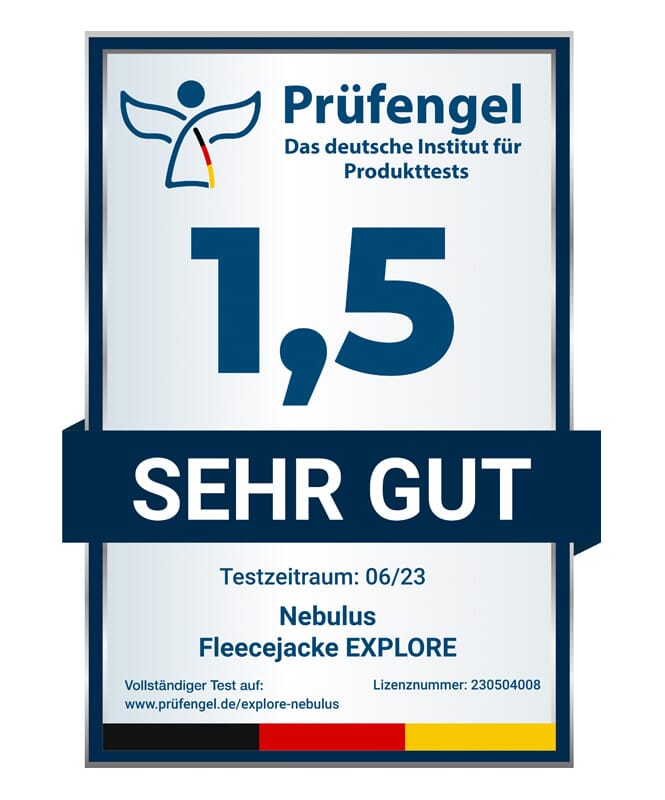 Nebulus Fleecejacke EXPLORE Herren Kostenlose Rückgabe