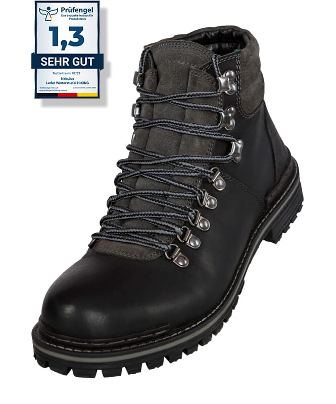 Nebulus Leder Winterstiefel HIKING Herren mit Merinowolle Günstig kaufen