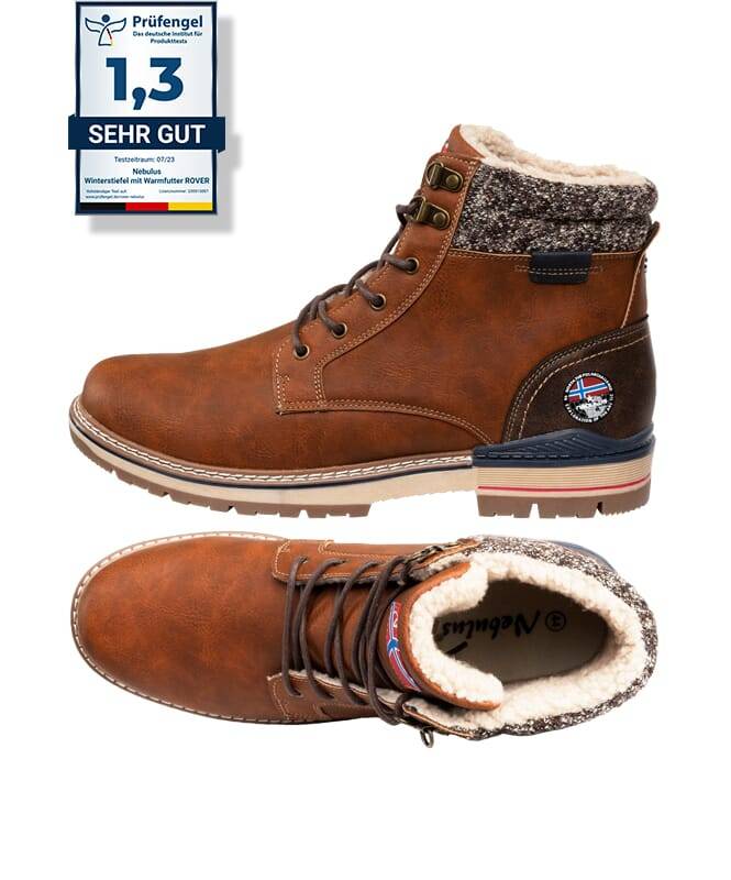 Nebulus Winterstiefel mit Warmfutter ROVER Herren Versandkostenfrei