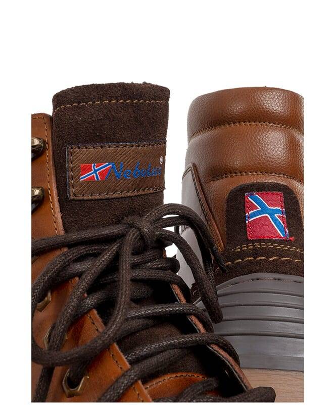 Nebulus Leder Winterstiefel NORDAS Herren mit Merinowolle Flash Sale