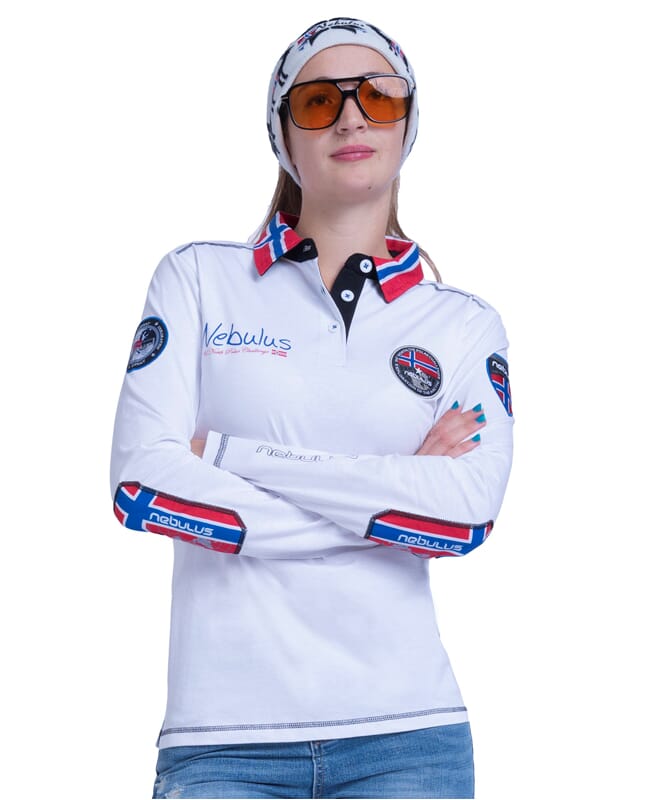 Nebulus Poloshirt langarm BENTY Damen Nur noch ein Tag übrig