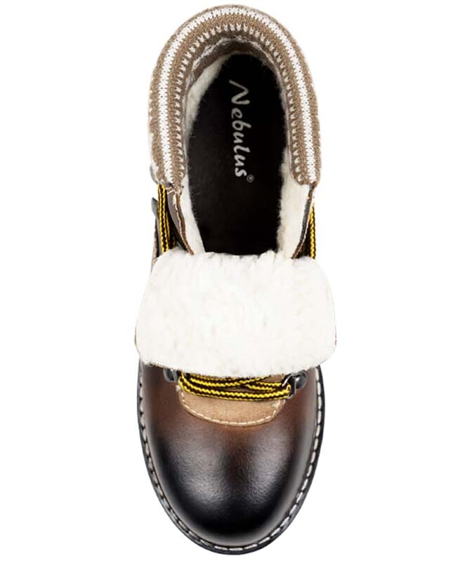 Nebulus Leder Winterstiefel FURGIE Damen mit Merinowolle Clearance-Verkauf