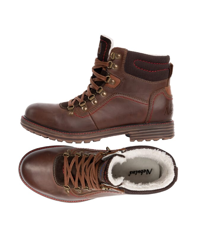 Nebulus LEDER WINTERSTIEFEL TOWER HERREN MIT MERINOWOLLE Muttertagsangebot