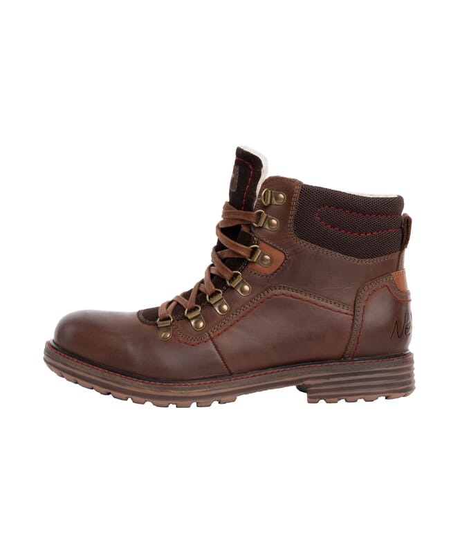 Nebulus LEDER WINTERSTIEFEL TOWER HERREN MIT MERINOWOLLE Muttertagsangebot
