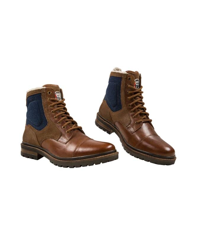 Nebulus Leder Winterstiefel BILL Herren mit Merinowolle Vatertagsangebot