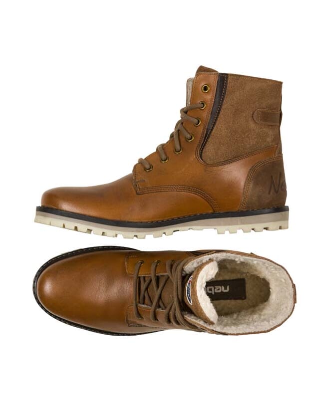 Nebulus Leder Winterstiefel CLARK Herren mit Merinowolle Neueste Mode
