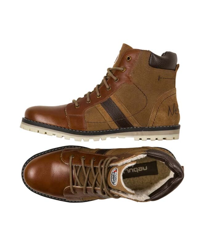 Nebulus Leder Winterstiefel WALKER Herren mit Merinowolle Online Outlet