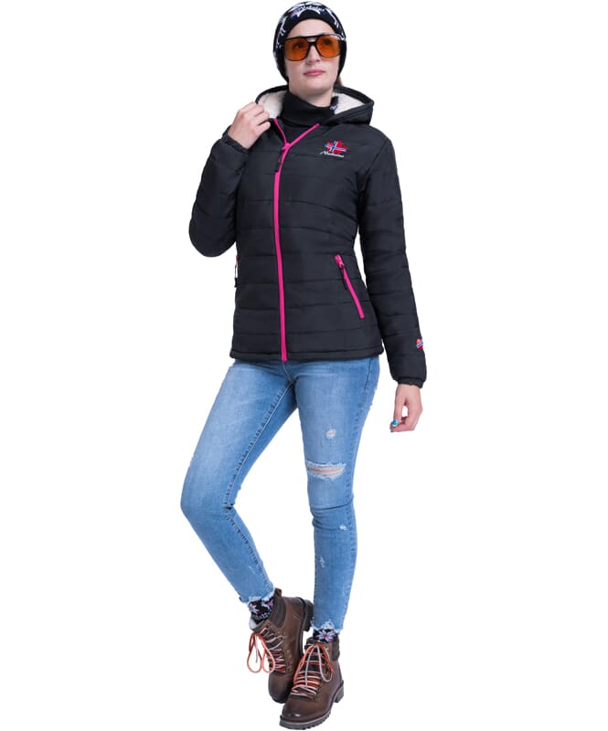 Nebulus Winterjacke mit Teddyfell GLOWFUR Damen Große Rabatte