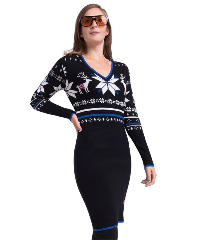 Nebulus Norweger Strickkleid NORRA Damen Wochenangebot
