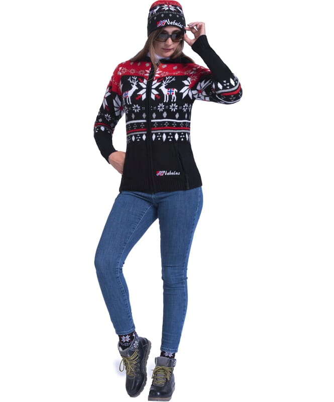 Nebulus Norweger Jacke Hoody NORMAX Damen Kostenlose Rückgabe