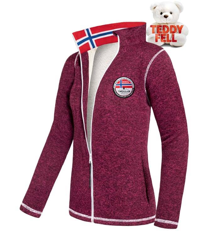 Nebulus Fleecejacke mit Teddyfell FALLOU Damen Letzte 2 Tage