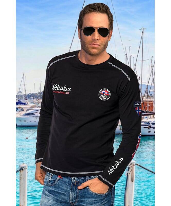 Nebulus Sweatshirt lang BOOGY Herren Nur für heute