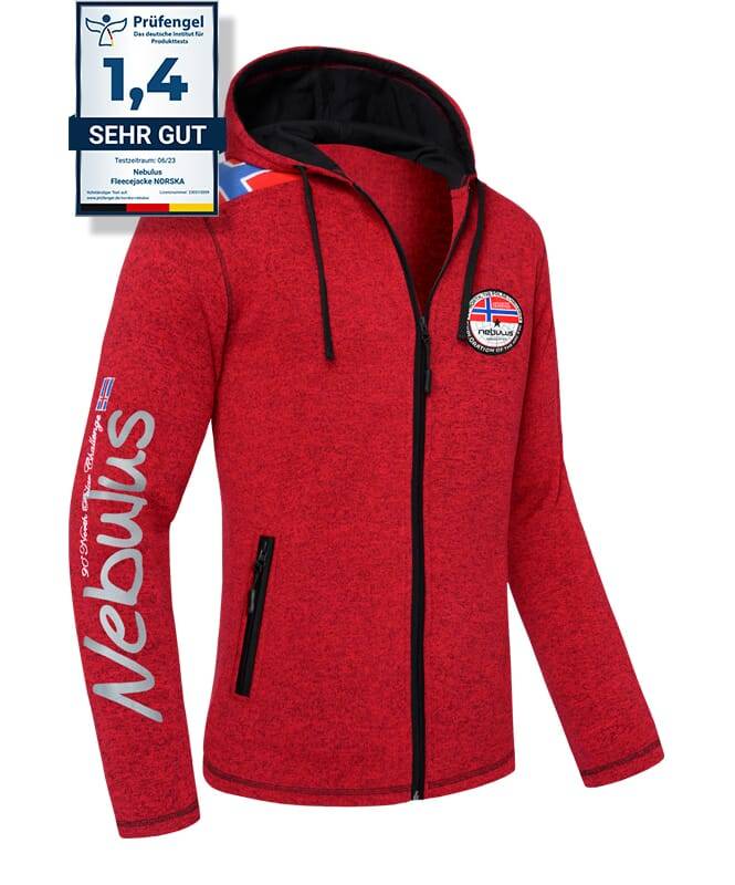 Nebulus Fleecejacke NORSKA Herren Bis zu 55% Rabatt