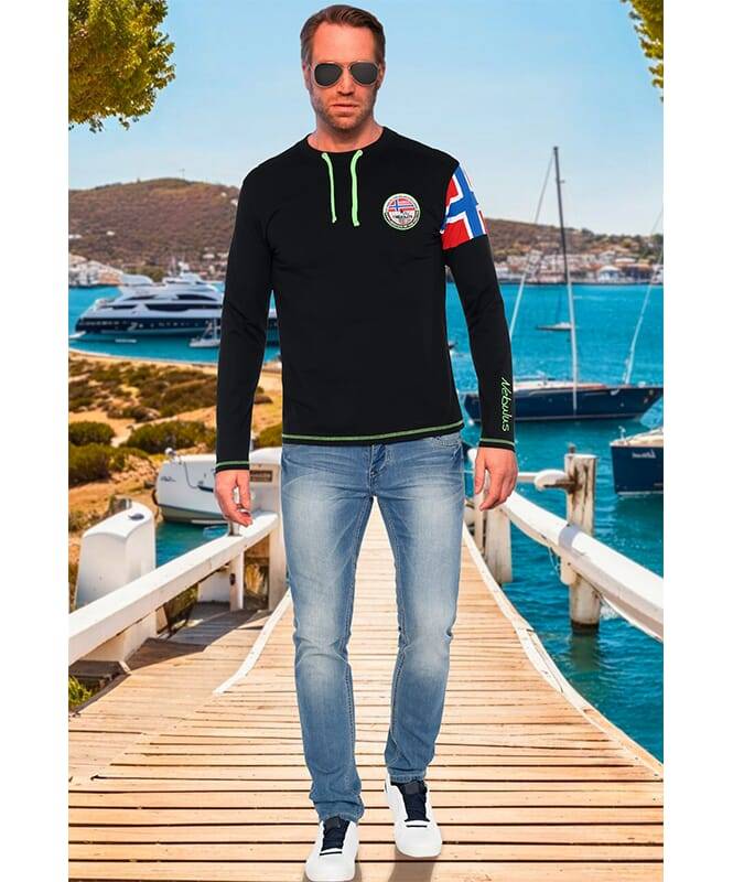 Nebulus Langarmshirt FRERK Herren 50% Rabatt für begrenzte Zeit