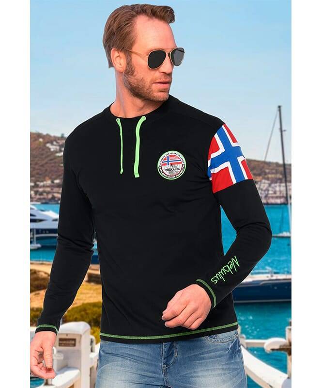 Nebulus Langarmshirt FRERK Herren 50% Rabatt für begrenzte Zeit