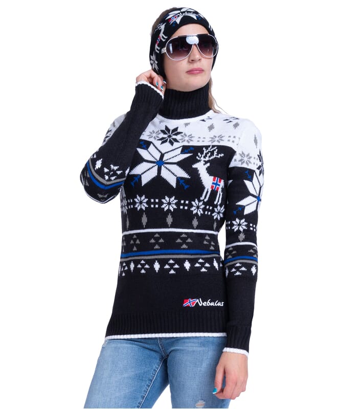 Nebulus Norweger Strickpullover STAG Damen Sonderangebot