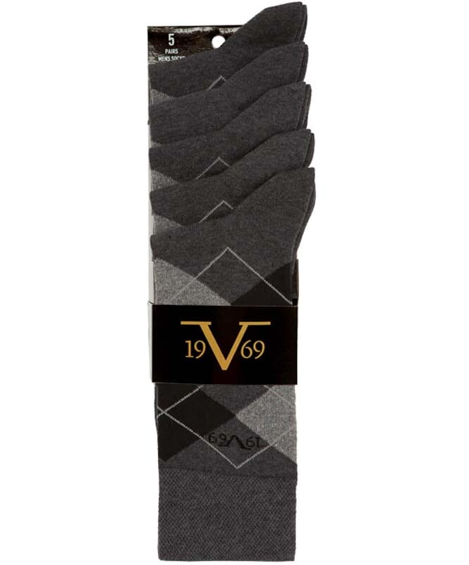 Nebulus 19V69 5erPack Business Socken kariert Herren Black Friday