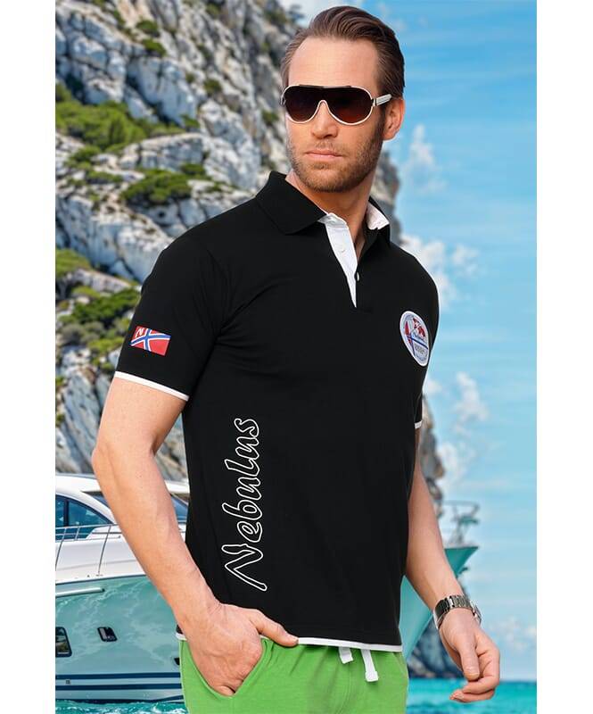 Nebulus Poloshirt SHIP Herren Valentinstagsangebot