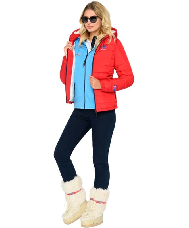 Nebulus Winterjacke mit Teddyfell GLOWFUR B-Ware Damen Kostenlose Rückgabe