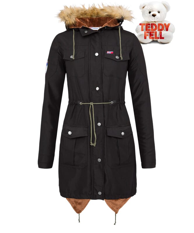 Nebulus Damenparka mit Teddyfell MILANO Damen Vierteljährliche Förderung