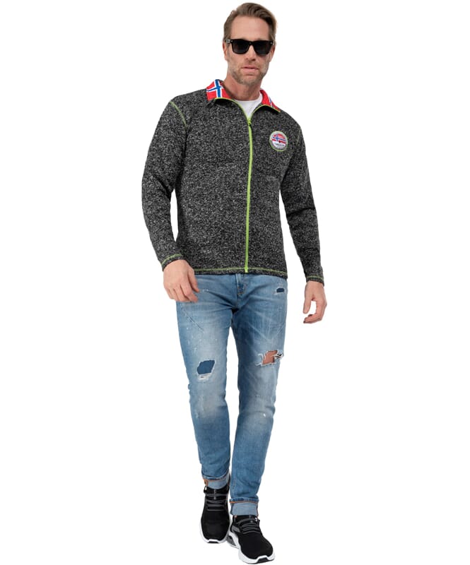 Nebulus Fleecejacke LUZON Herren Kostenloser Versand international