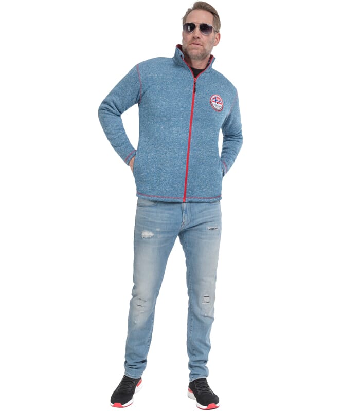 Nebulus Fleecejacke mit Teddyfell FALLOU Herren Fabrikladen