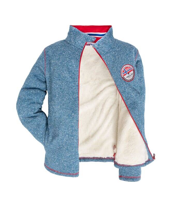 Nebulus Fleecejacke mit Teddyfell FALLOU Herren Fabrikladen