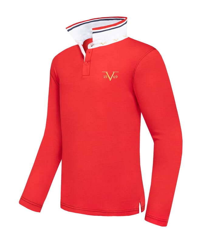 Nebulus 19V69 Langarm Poloshirt Herren Black Friday Preise