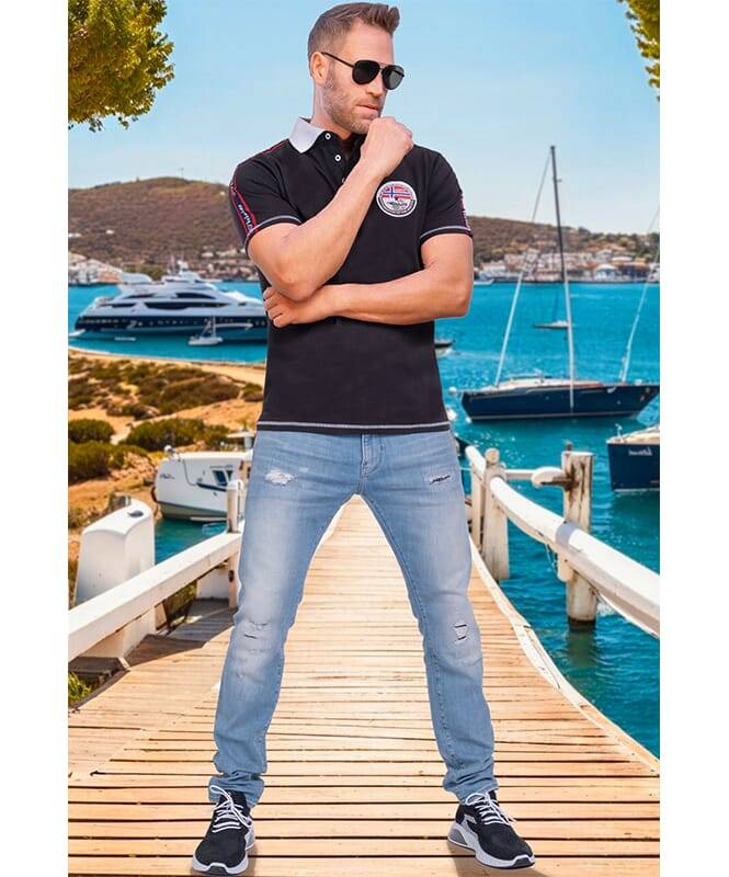 Nebulus Poloshirt NEBI Herren Auslauf