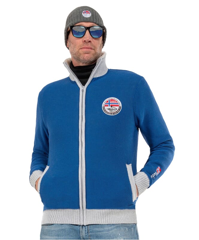 Nebulus Norweger Strickjacke mit Teddyfell STORY Herren Verkauf