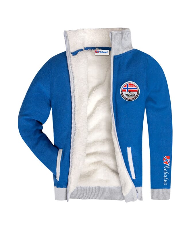 Nebulus Norweger Strickjacke mit Teddyfell STORY Herren Verkauf