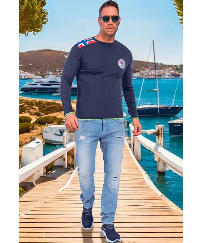 Nebulus Longsleeve FREEKY Herren Neueste Mode